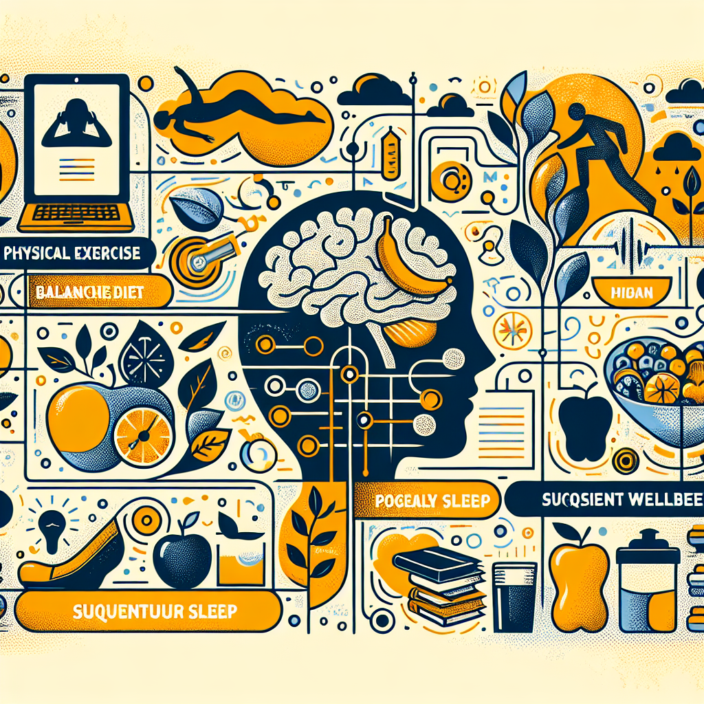 Poster Kreatif Gaya Hidup Sehat yang Mudah Digambar