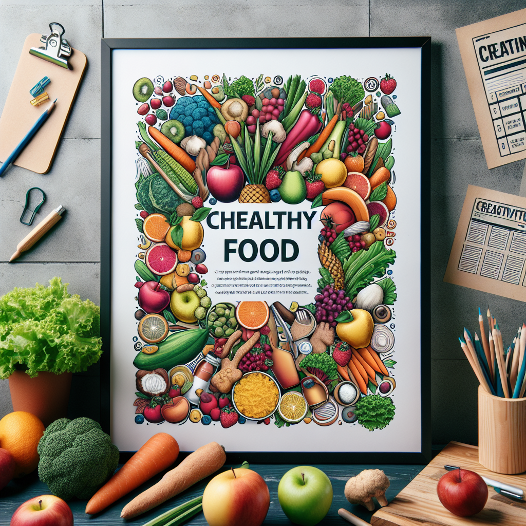 Kreativitas dalam Desain Poster Makanan Sehat untuk Mendorong Gaya Hidup